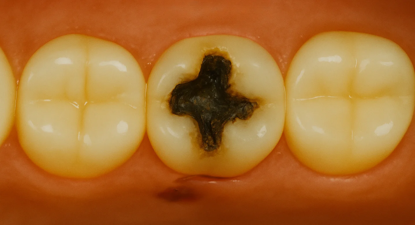Root Canal — before treatment at Sri Ramachandra Dental Hospital