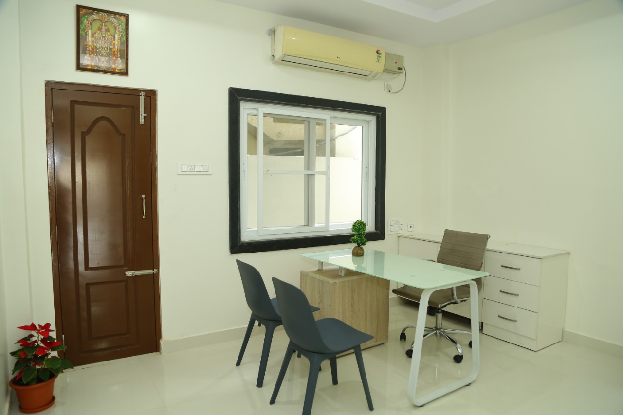 Consultation room at Sri Ramachandra Dental Hospital