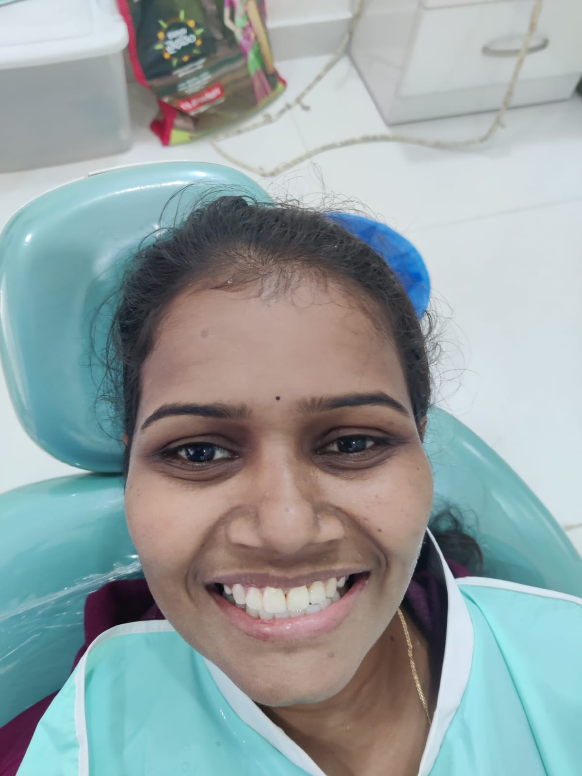 Happy patient at SRDH
